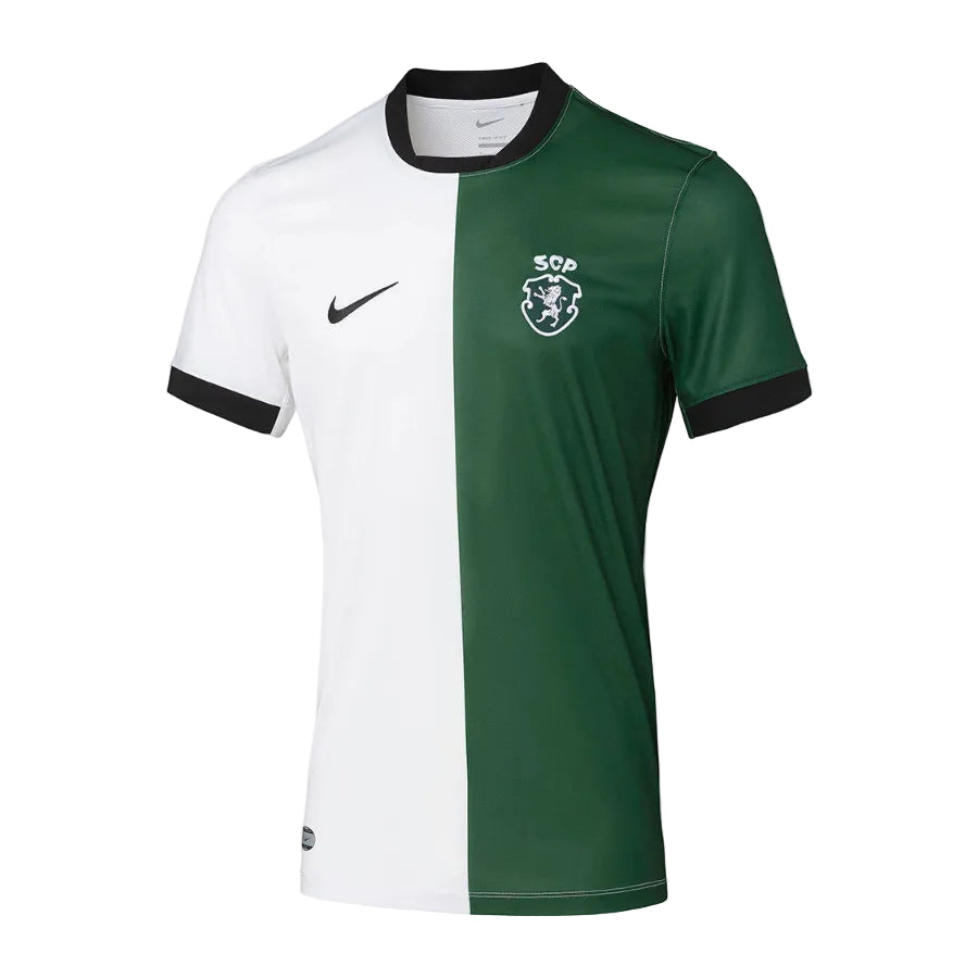 Camisola Alternativa Verde e Branca Sporting CP 2025-2026