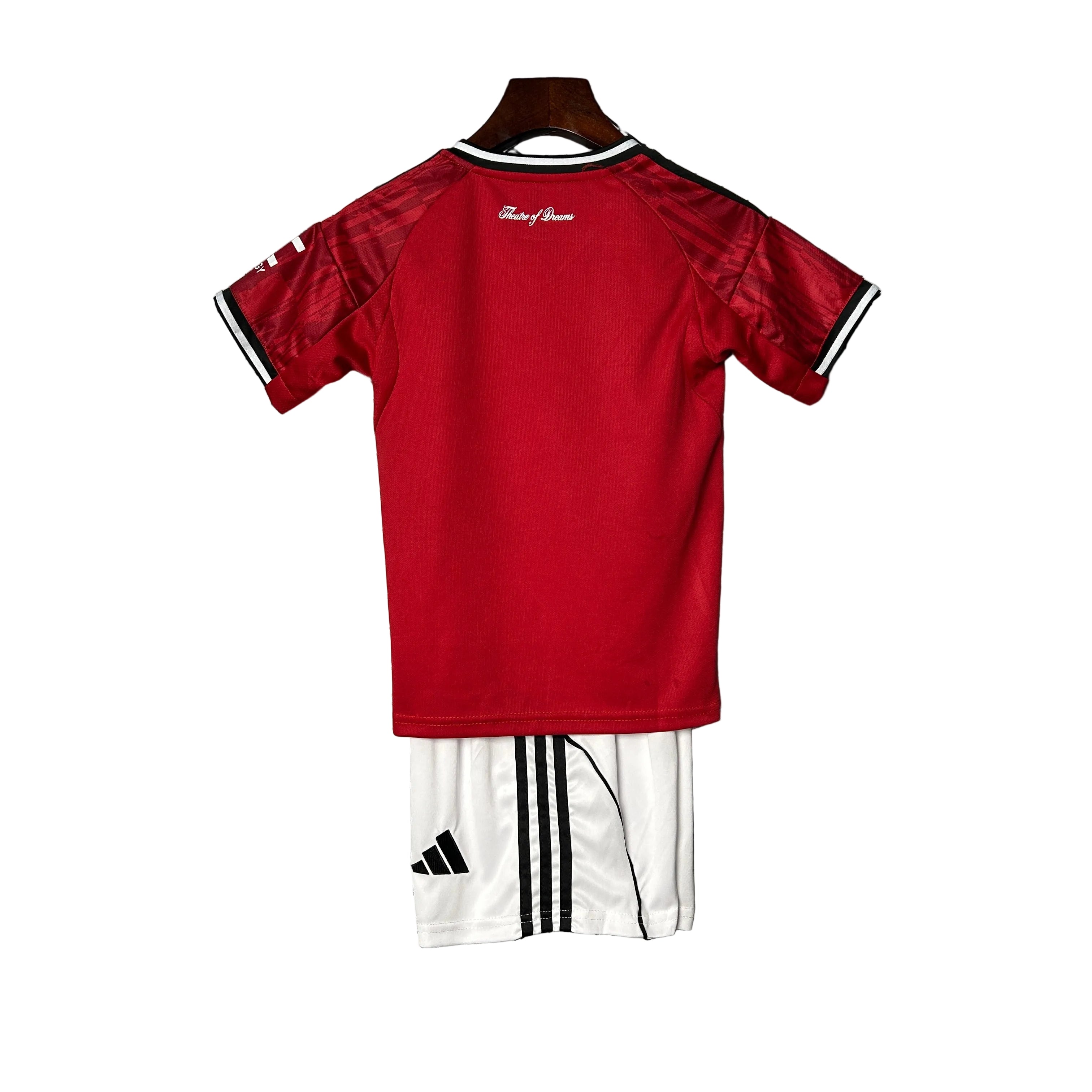 KIT INFANTIL DO MANCHESTER UNITED 25/26 VERMELHO