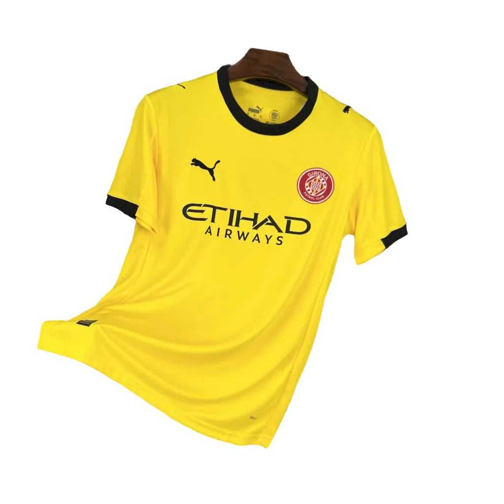 CAMISOLA DO  GIRONA 25/26 AMARELO