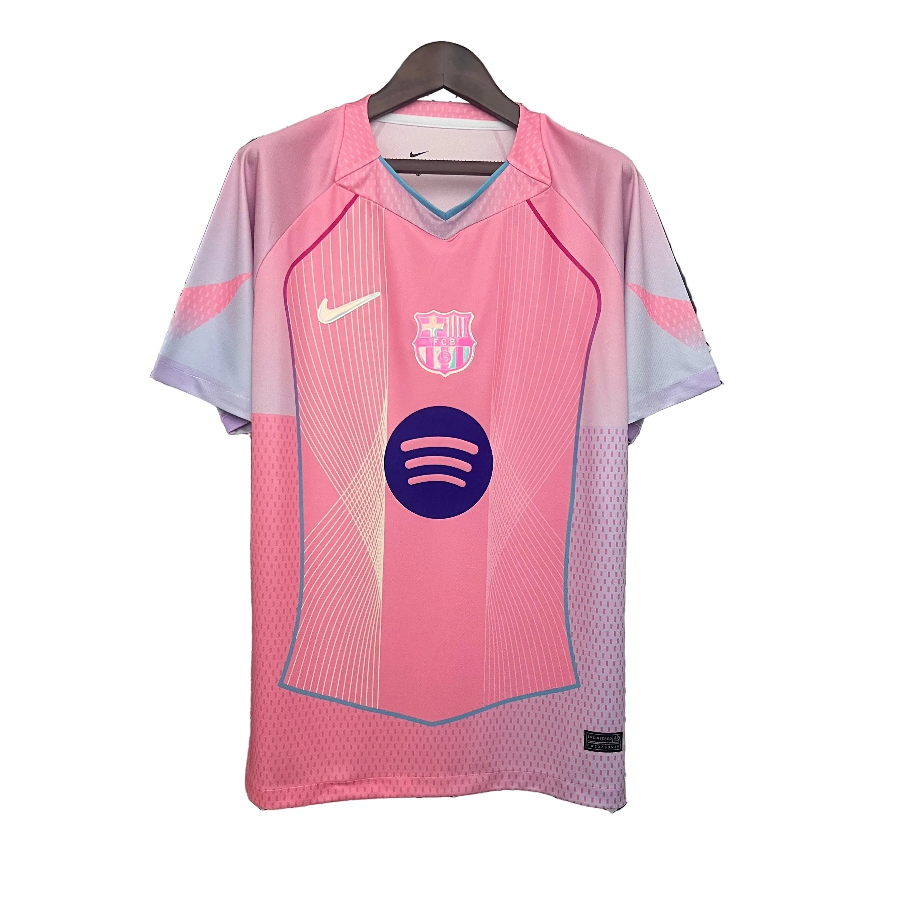 CAMISOLA DO BARCELONA 25/26 EDIÇÃO ESPECIAL ROSA
