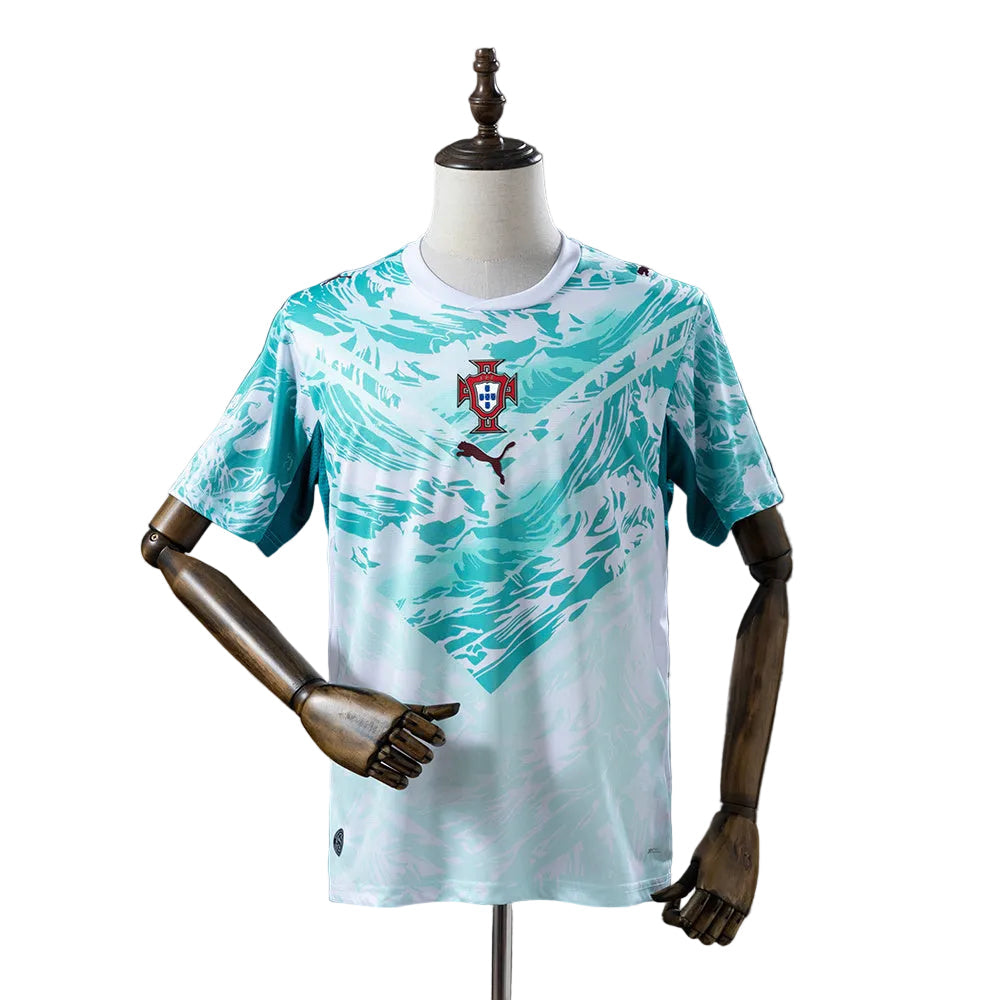 CAMISOLA DA SELEÇÃO DE PORTUGAL 26/27 VERDE ÁGUA