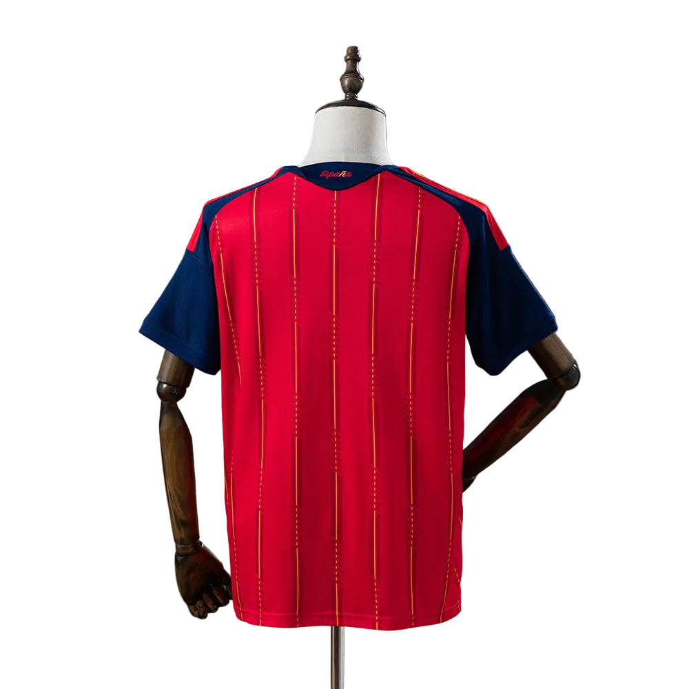 CAMISOLA DA SELEÇÃO DA ESPANHA 26/27 VERMELHO E AZUL